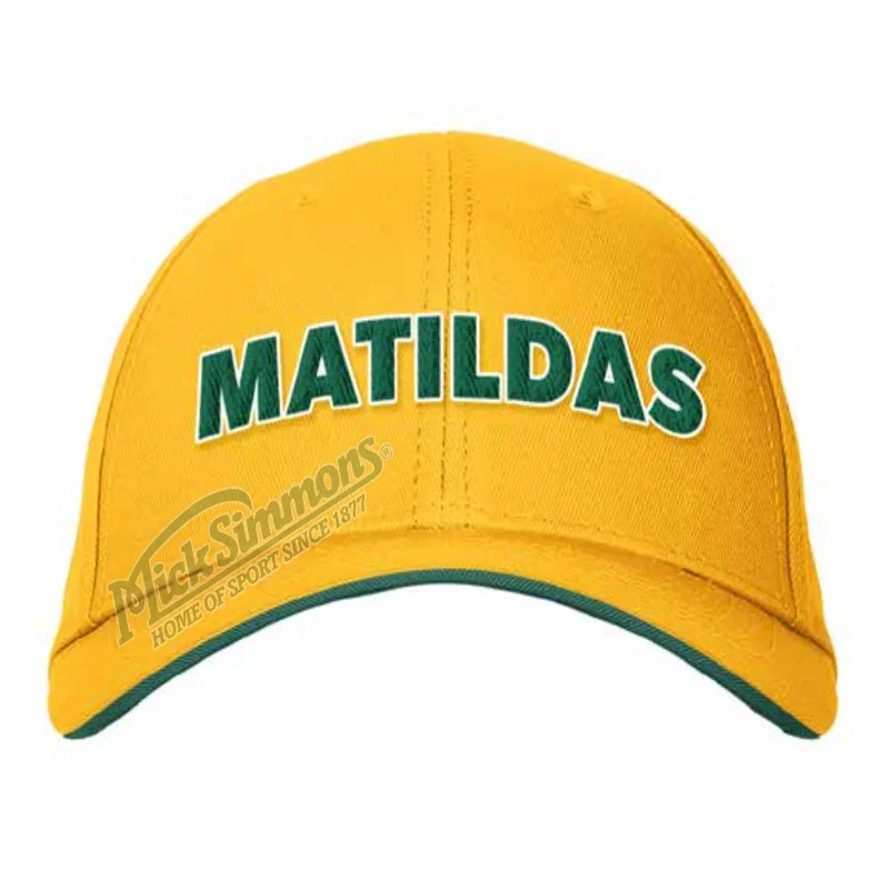 Comfortable Knit Beanie Hat for Winter Days-Australia Matildas Adult Core Cap Adjustable Soccer Football FFA Logo