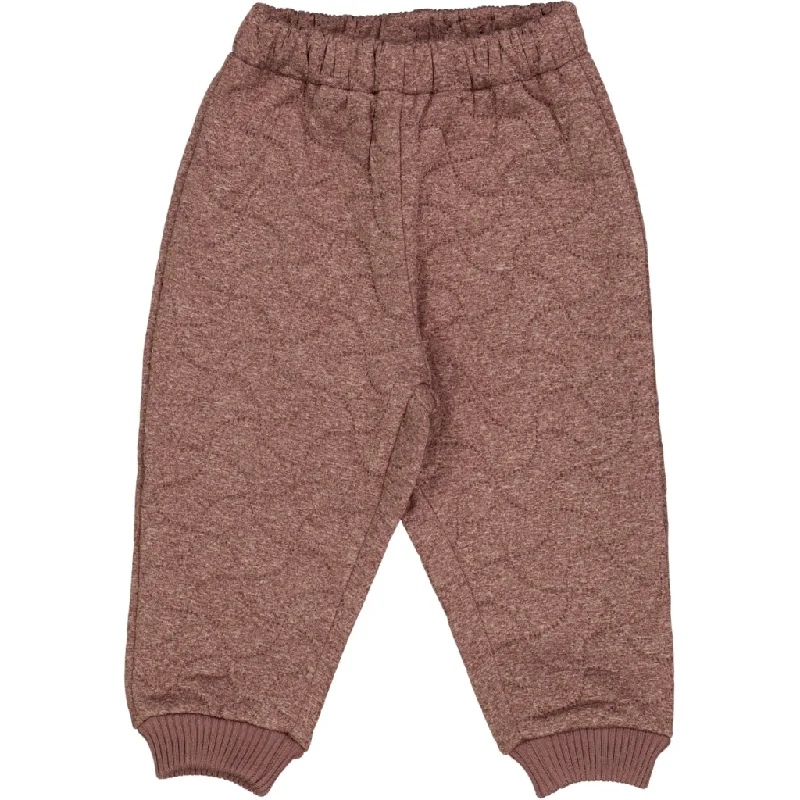 Relaxed Fit Jogger Shorts for Daily Comfort-Thermo Pants Alex - berry melange