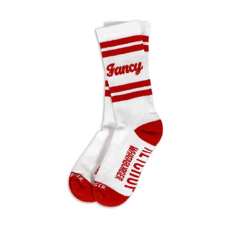 Cozy Home Socks for Ultimate Comfort-Fancy Ketchup Athletic Socks