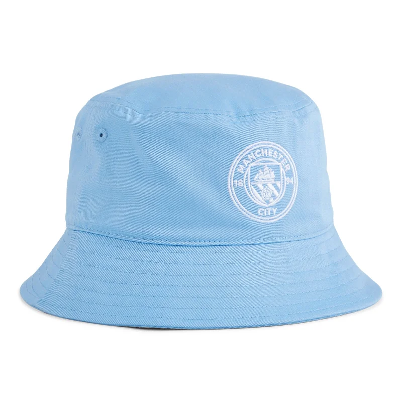 Chic Wide-Brim Hat for Fashion-Forward Looks-Manchester City FC 2024/25 Adult Bucket Hat Football by Puma