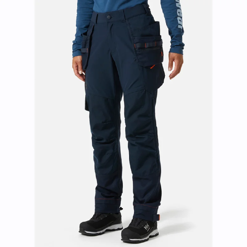 Rugged Denim Overalls for Casual Style-Helly Hansen 77590 Women's Luna BRZ 4-Way Stretch Work Construction Pants Trousers