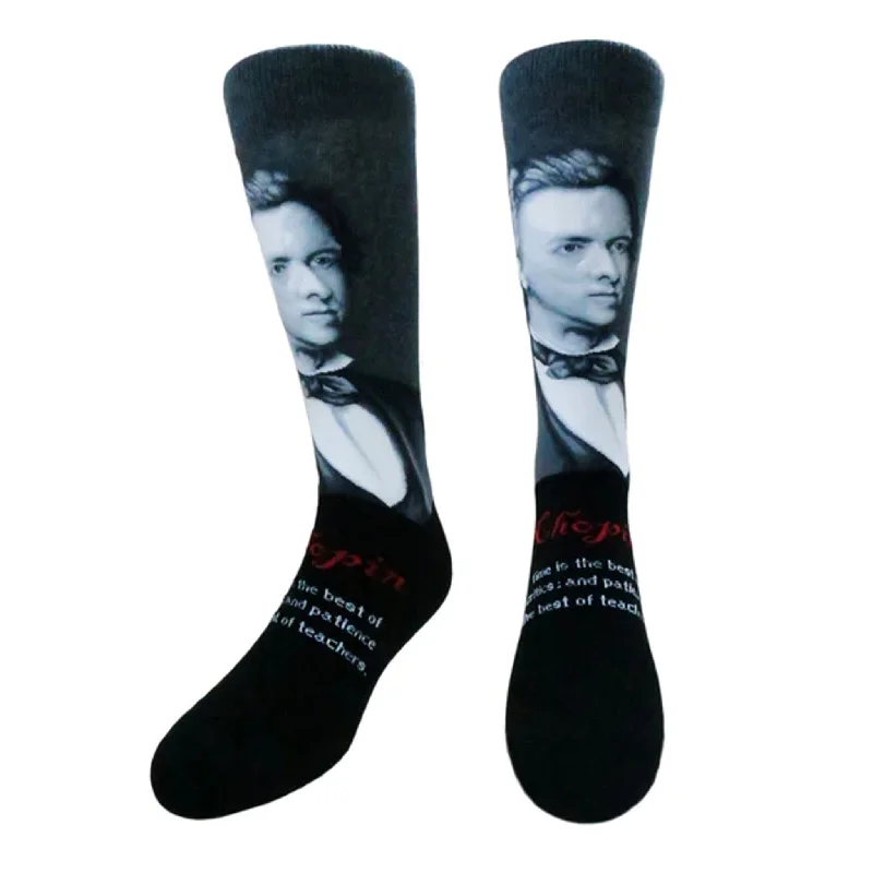 Performance Cycling Socks for Riders-Chopin Portrait Women’s Socks