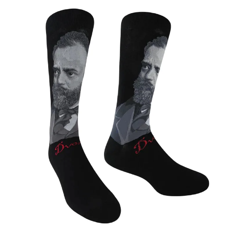 Soft and Durable Merino Wool Socks for Hiking-Dvořák Portrait Men's Socks