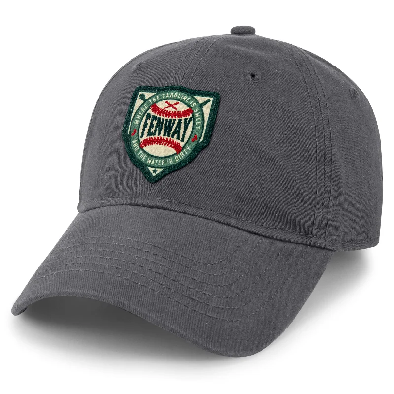 Stylish Corduroy Hat for Vintage-Inspired Looks-Fenway Sweet & Dirty Patch Dad Hat