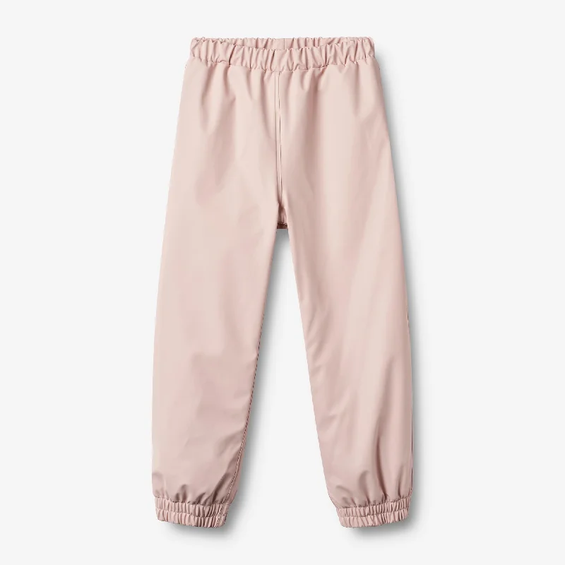 Premium Wool Trousers for Formal Events-Thermo rain pants Um - pale rose