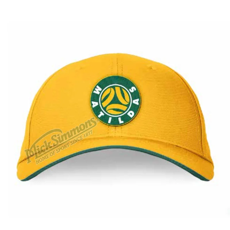 Classic Wool Fedora for Timeless Style-Australia Matildas Adult Roundel Cap Adjustable Soccer Football FFA Logo