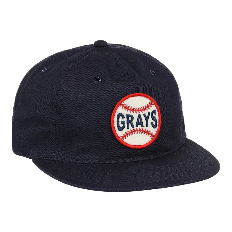 Relaxed Fit Baseball Cap for Weekend Outings-Homestead Grays Cotton Twill Ballcap