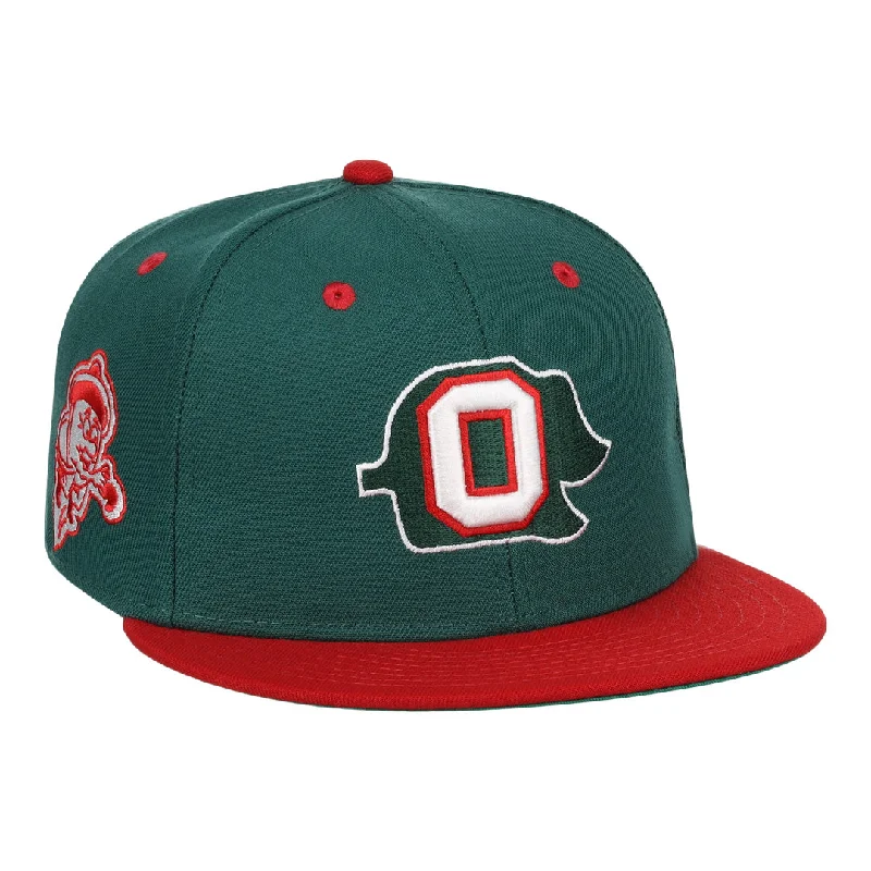 Classic Canvas Hat for Versatile Styling-Oakland Oaks EFF DNA Fitted Ballcap