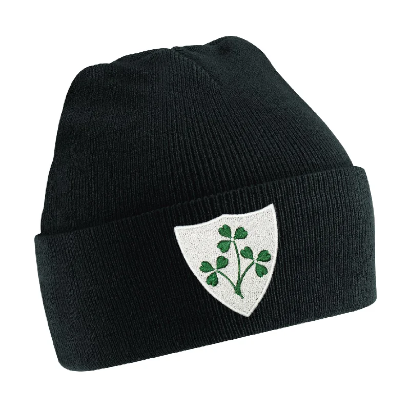 Lightweight Sun Hat for Outdoor Adventures-Kids Ireland EIRE Rugby Vintage Retro Cuffed Beanie Hat