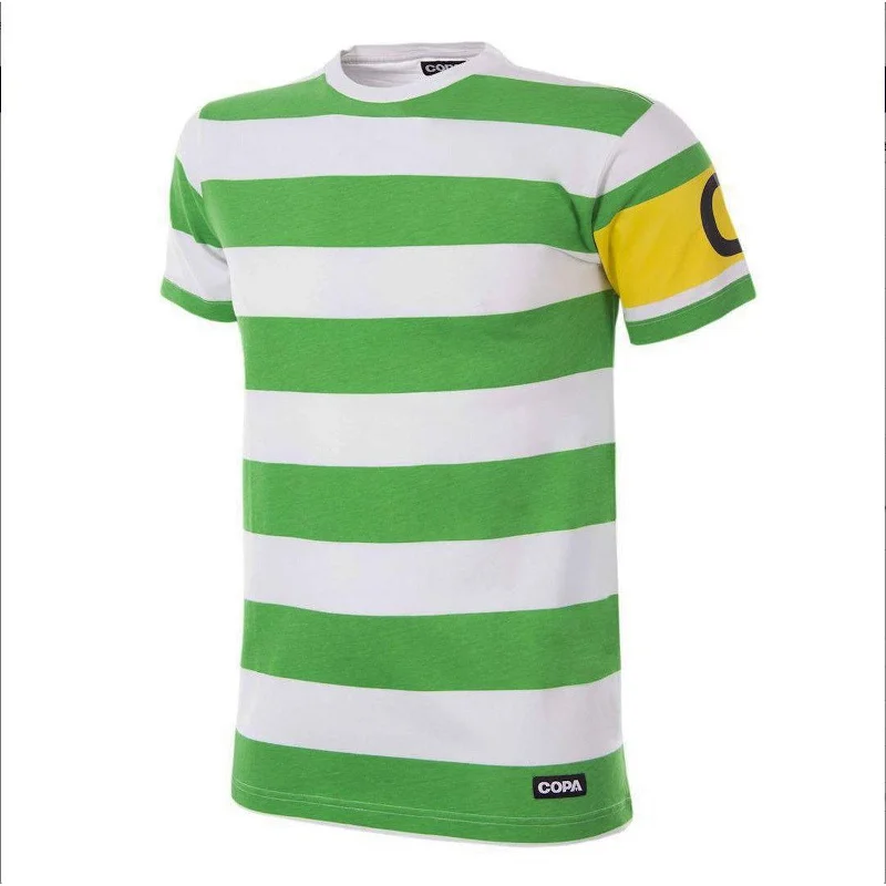 Elegant Sun Hat for Garden Parties-Celtic Captain T-Shirt by COPA Football