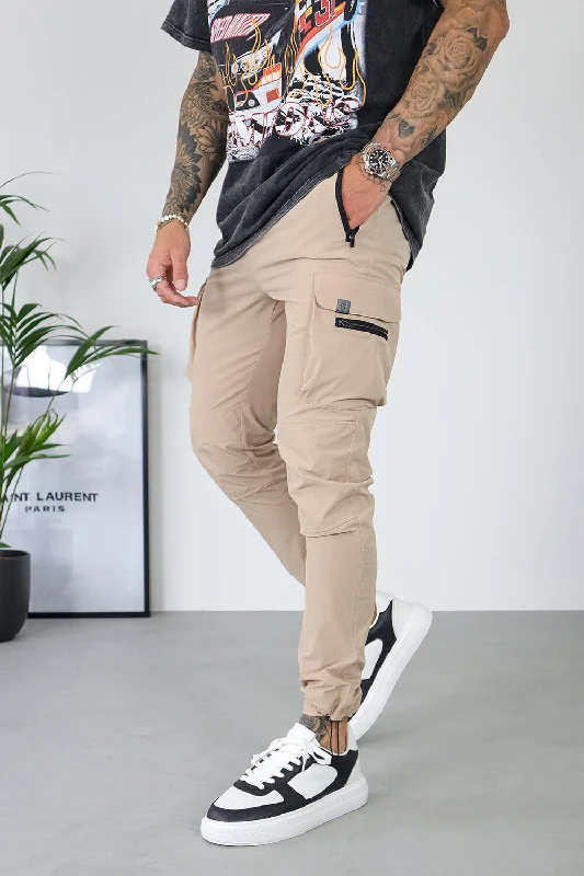 Trendy High-Waisted Shorts for Summer Fashion-Raptor Cargo Pants - Sand