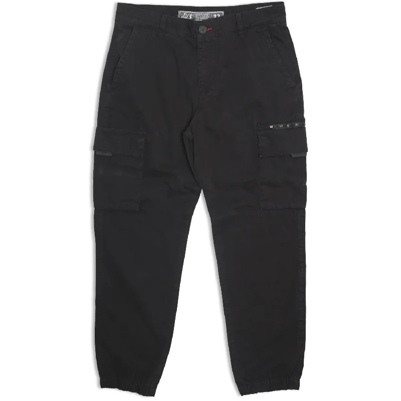 Vintage-Inspired Bell Bottom Jeans for Retro Look-Alexander Pants Black