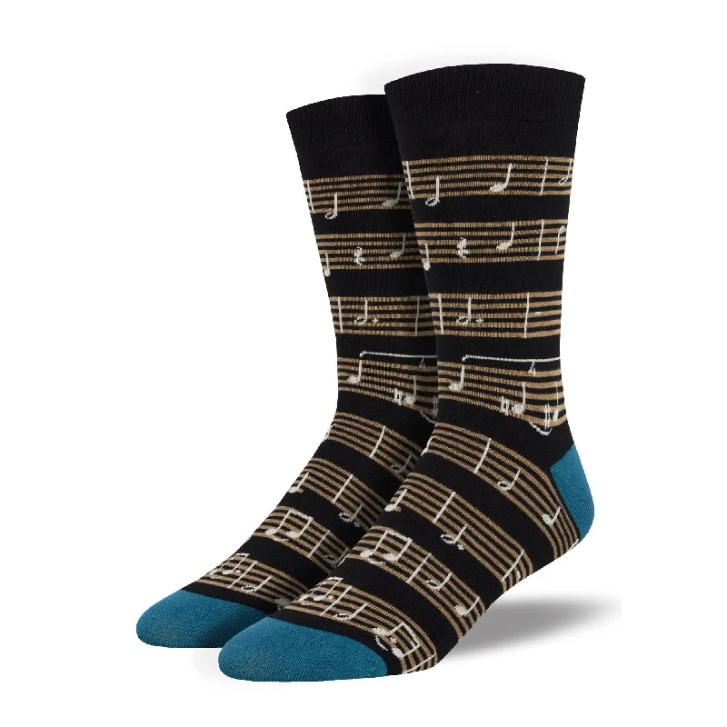 Ultra-Light Sports Socks for Speed and Comfort-Sheet Music Men's Socks