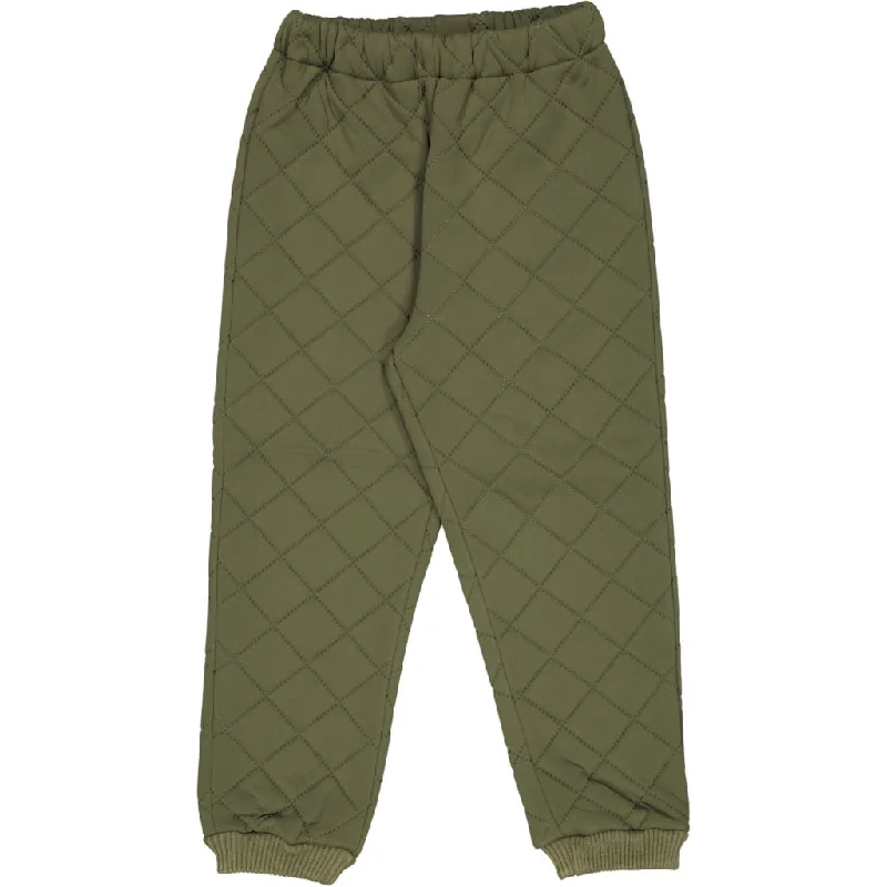 Comfortable Athletic Pants for Active Lifestyles-Thermo Pants Alex - dusty army