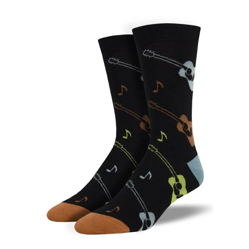 Lightweight Travel Socks for Comfort on the Go-Listen to the Music Men's Socks