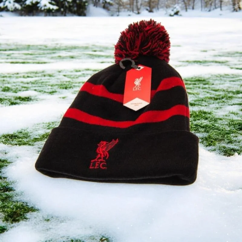 Trendy Bucket Hat for Summer Sun Protection-Liverpool Official Breakaway Bobble Hat