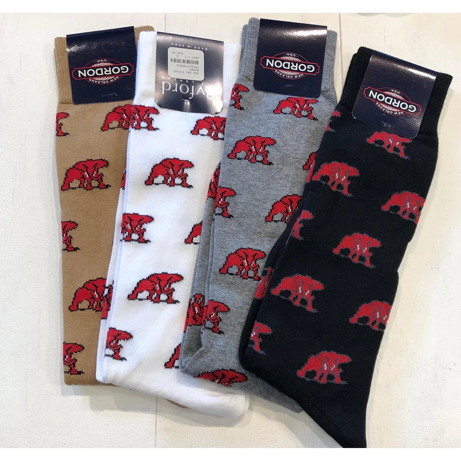 Soft Cashmere Socks for Luxurious Feel-The Shirt Shop Elephant Wear Socks (4 Colors)