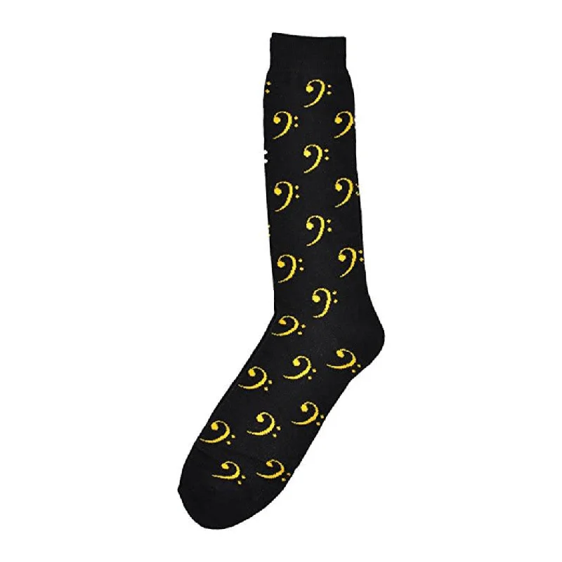 Anti-Fungal Socks for Foot Health-Bass Clefs Men's Socks