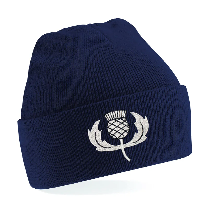 Sports Cap for Active Lifestyles-Kids Scotland ALBA Rugby Vintage Retro Cuffed Beanie Hat