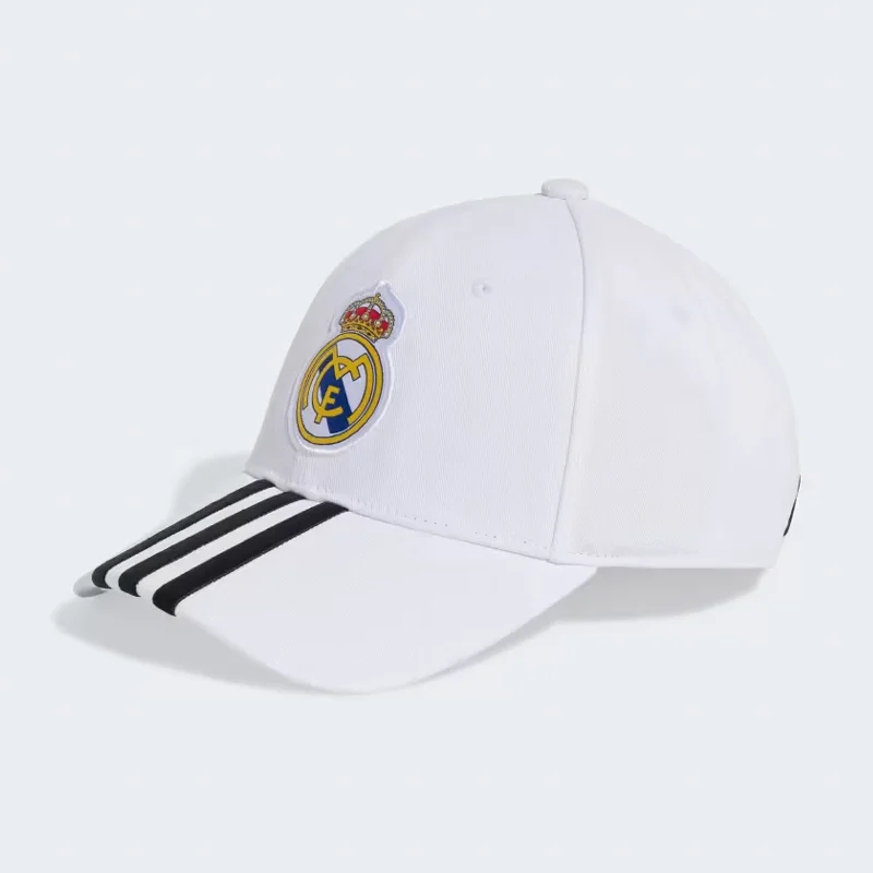 Casual Knit Hat for Everyday Wear-Real Madrid Home Baseball Cap Footbll Soccer By Adidas