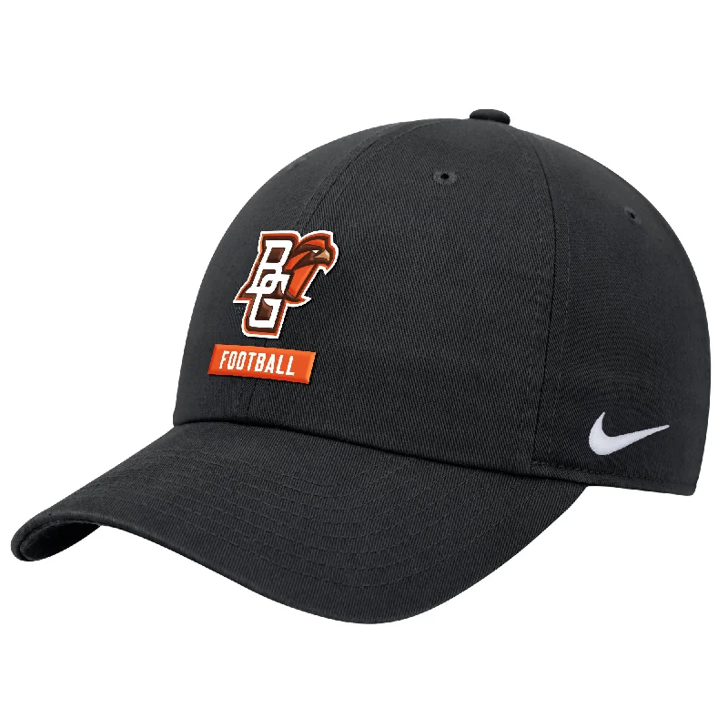 Sporty Running Cap for Athletic Performance-Nike Black Club Unstructured Cap Football