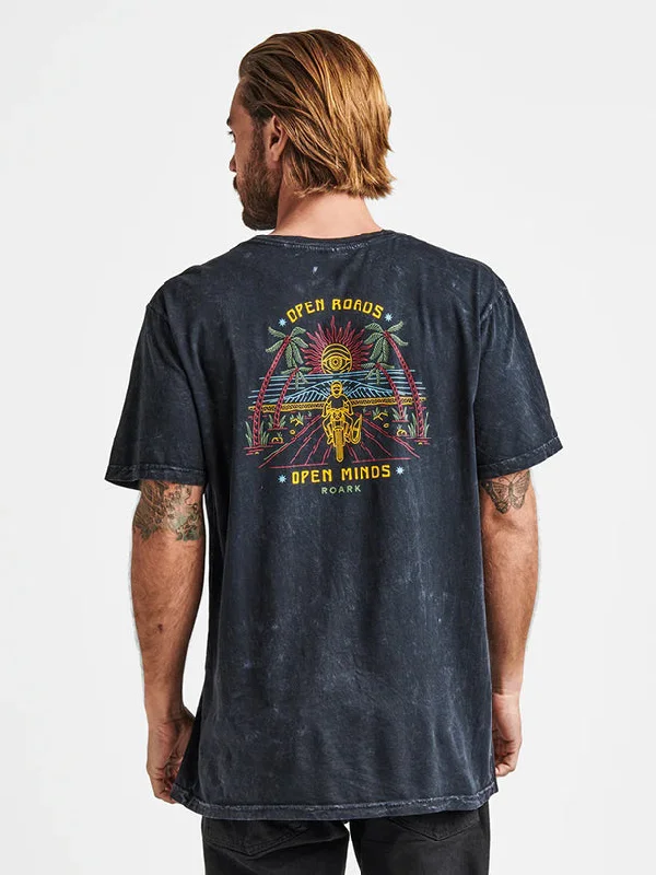 Eco-Friendly Hemp T-Shirt for Sustainability-Open Roads Mineral Wash Premium Tee