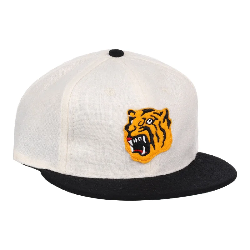 Elegant Pillbox Hat for Formal Wear-Osaka Tigers Off White Vintage Inspired Ballcap