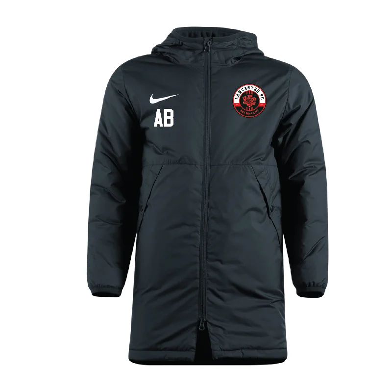 Sporty Zip-Up Athletic Jacket for Training-Lancaster FC Nike Park 20 Winter Jacket Black