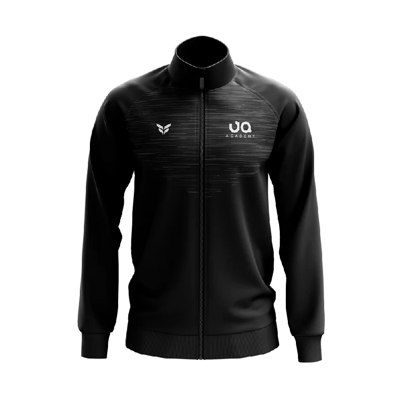 Waterproof Rain Jacket for Wet Weather-UA WARM-UP JACKET (BLACK)