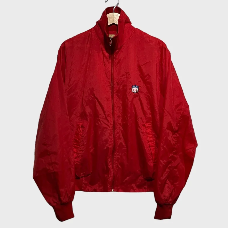 Wind-Resistant Jacket for Active Lifestyles-1980s NFL Coaches Jacket L