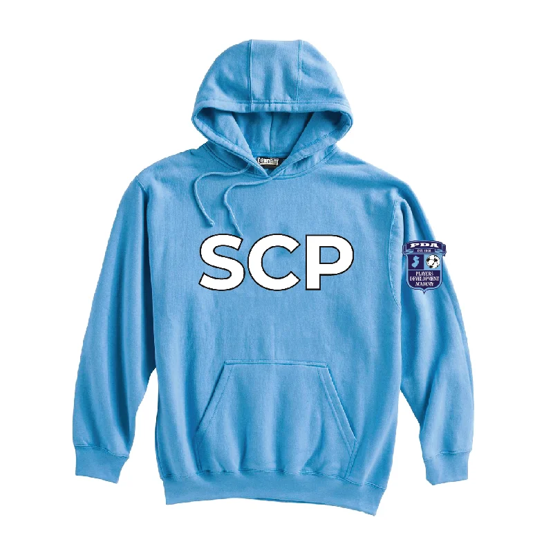 Warm Hoodie for Cold Nights-PDA-SCP ECRL (Transfer) Pennant Super 10 Hoodie Carolina Blue