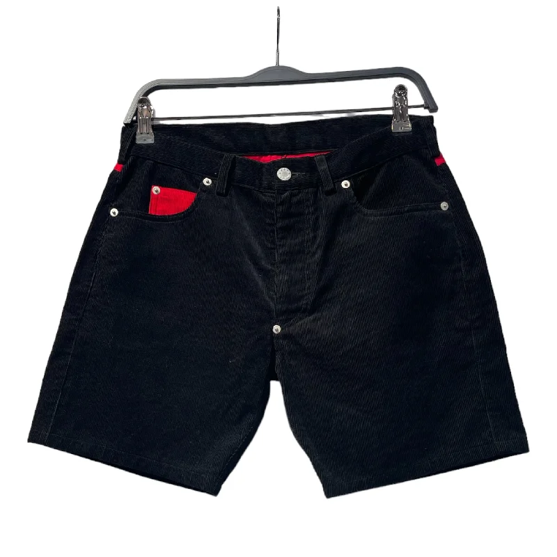 Stylish Bermuda Shorts for Warm Weather-MARTIN KEEHN/Shorts/30/Corduroy/BLK/