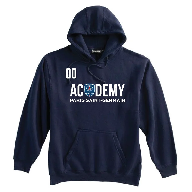 Soft Cotton Hoodie for Comfort All Day-Paris Saint Germain Academy Phoenix Upstart Family Club Hoodie Navy