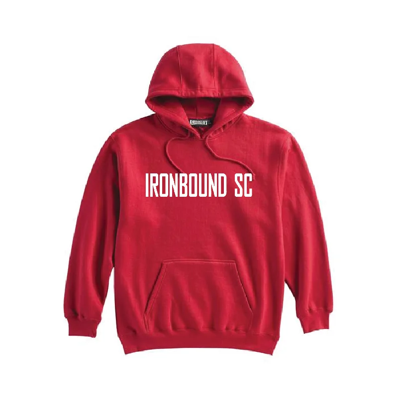 Classic Hoodie for Everyday Comfort-Ironbound SC MLS (Club Name) Pennant Super 10 Hoodie Red