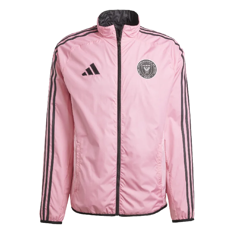 Casual Zip-Up Jacket for Active Days-Adidas Inter Miami Reversible Anthem Jacket