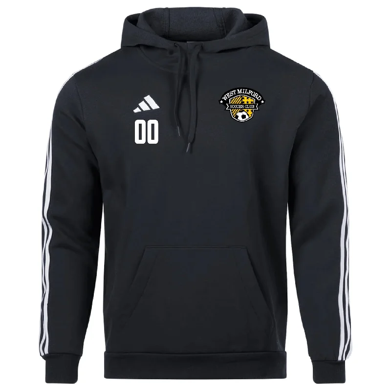 Warm Zip-Up Hoodie for Cool Weather-West Milford adidas Tiro 23 League Hoodie Black