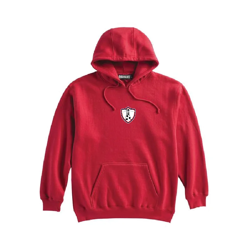 Soft Fleece Hoodie for Ultimate Comfort-Ironbound SC MLS (Patch) Pennant Super 10 Hoodie Red