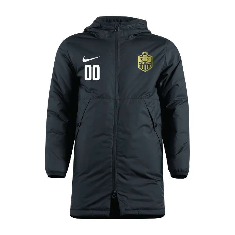 Trendy Denim Bomber Jacket for Fashion Lovers-Royal Society Nike Park 20 Winter Jacket Black