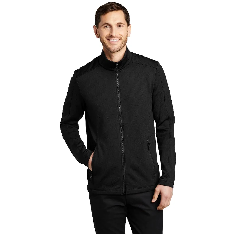 Cool Color-Blocked Jacket for Bold Outfits-Port Authority  ®  Grid Fleece Jacket. F239 - Port Authority F239