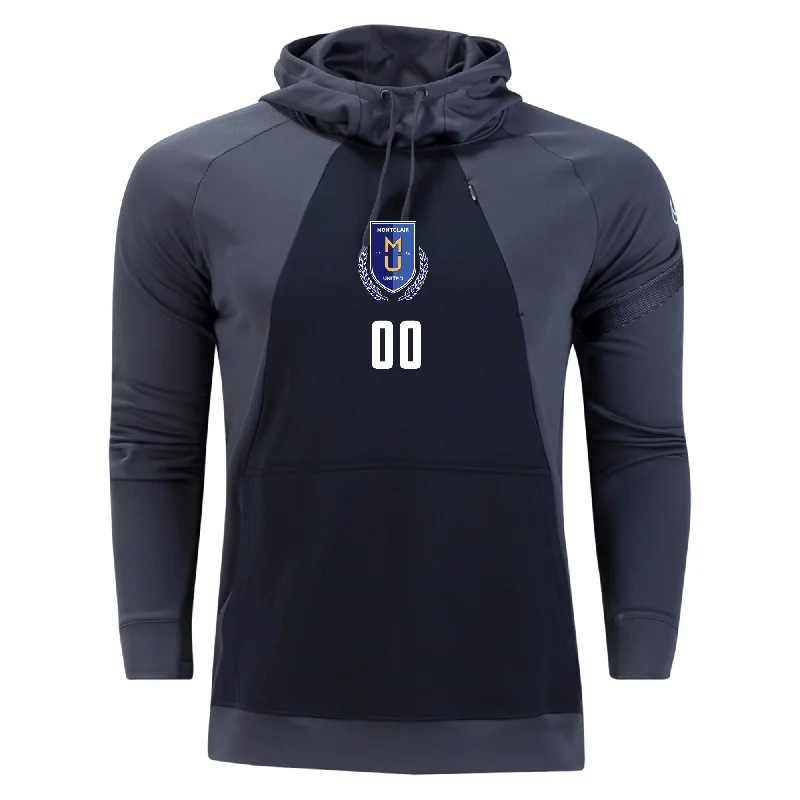 Warm Fleece Hoodie for Ultimate Cold Protection-Montclair United Nike Dry Academy Hoodie Grey/Black