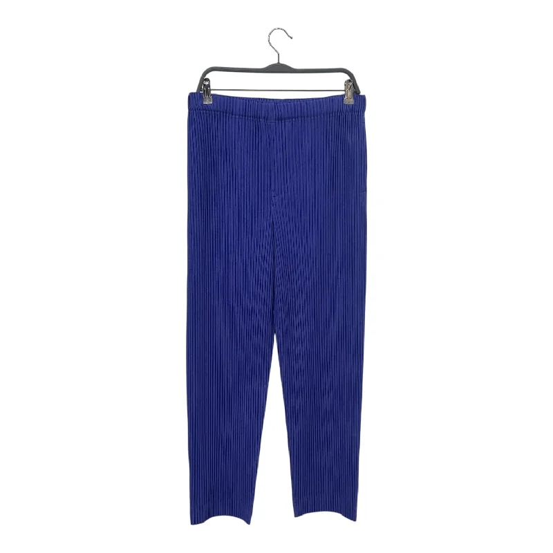 Premium Wool Trousers for Formal Events-HOMME PLISSE ISSEY MIYAKE/Bootcut Pants/3/Polyester/PPL/PLEATED PANT