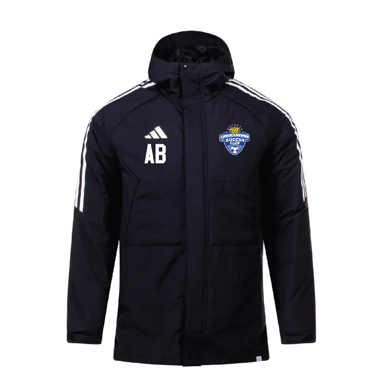 Sporty Sweat Jacket for Comfortable Wear-Uruguayan SC FAN adidas Condivo 22 Stadium Parka Jacket