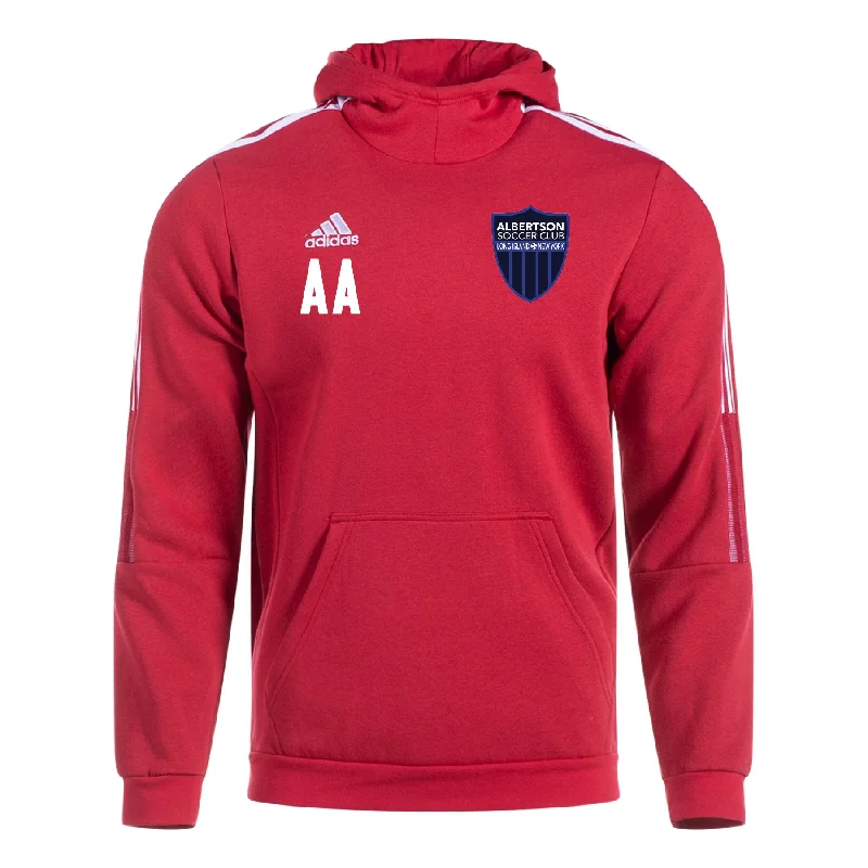 Lightweight Performance Hoodie for Sports-Albertson adidas Tiro 21 Hoodie Red