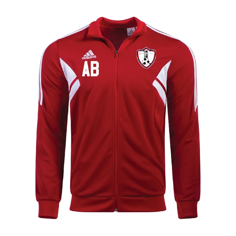 Stylish Puffy Jacket for Winter Warmth-Ironbound SC MLS adidas Condivo 22 Training Jacket Red