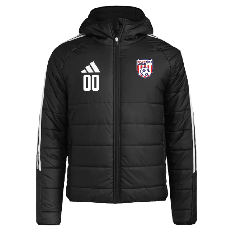 Trendy Hooded Jacket for Casual Outfits-Soccer Stars United Wichita adidas Tiro 24 Winter Jacket