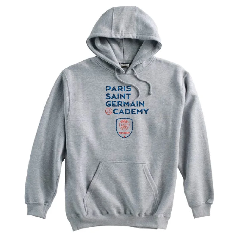 Soft Hoodie for Cozy Nights-PSG Academy Orlando Camo Navy Hoodie Grey