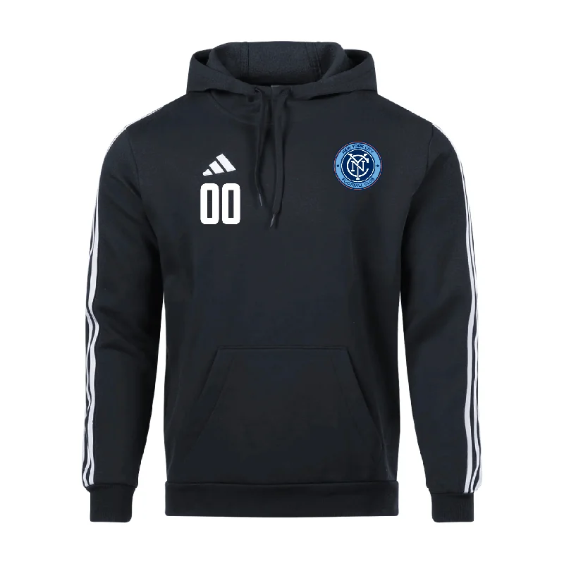 Cozy Hooded Sweatshirt for Fall and Winter-NYCFC Girls Program adidas Tiro 23 League Hoodie Black