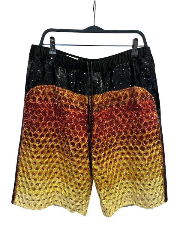 Outdoor Adventure Shorts for Exploring Nature-DRIES VAN NOTEN/Shorts/54/Polyester/BLK/Joggers/Glitter/