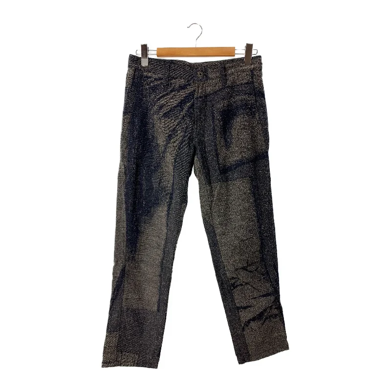 Soft Linen Pants for Summer Comfort-ISSEY MIYAKE MEN/Pants/2/Multicolor/Cotton/All Over Print/ME63FF198