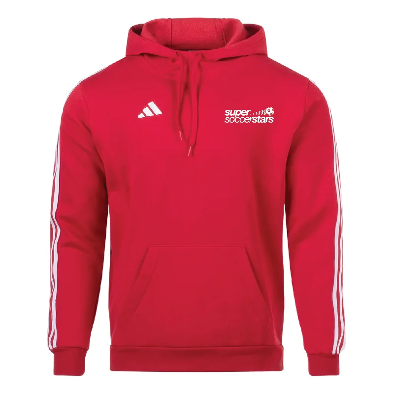 Warm Zip-Up Hoodie for Cool Weather-Super Soccer Stars adidas Tiro 23 League Hoodie Red